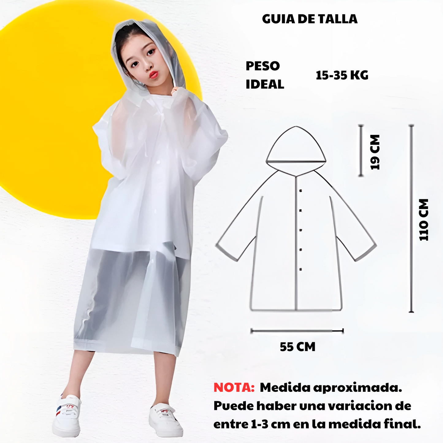 Gaban Impermeable Premium - Pack x4
