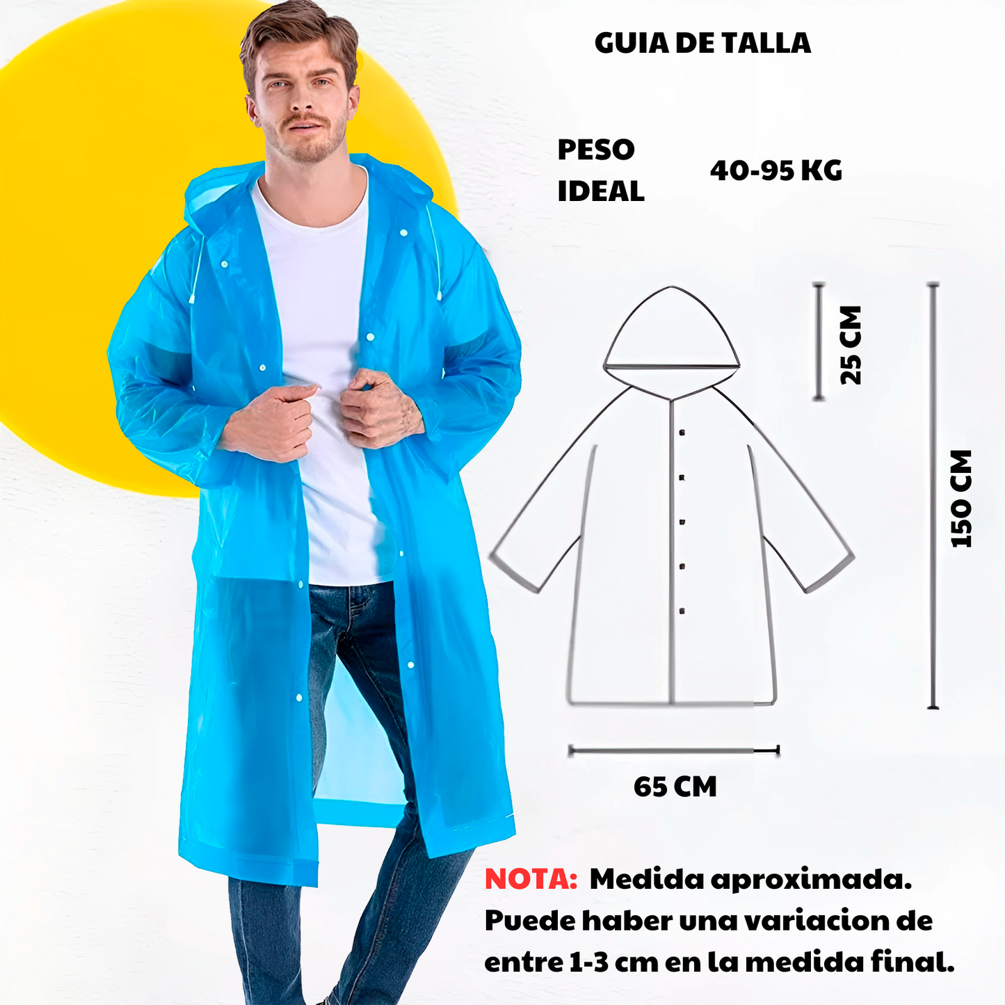 Gaban Impermeable Premium - Pack x4